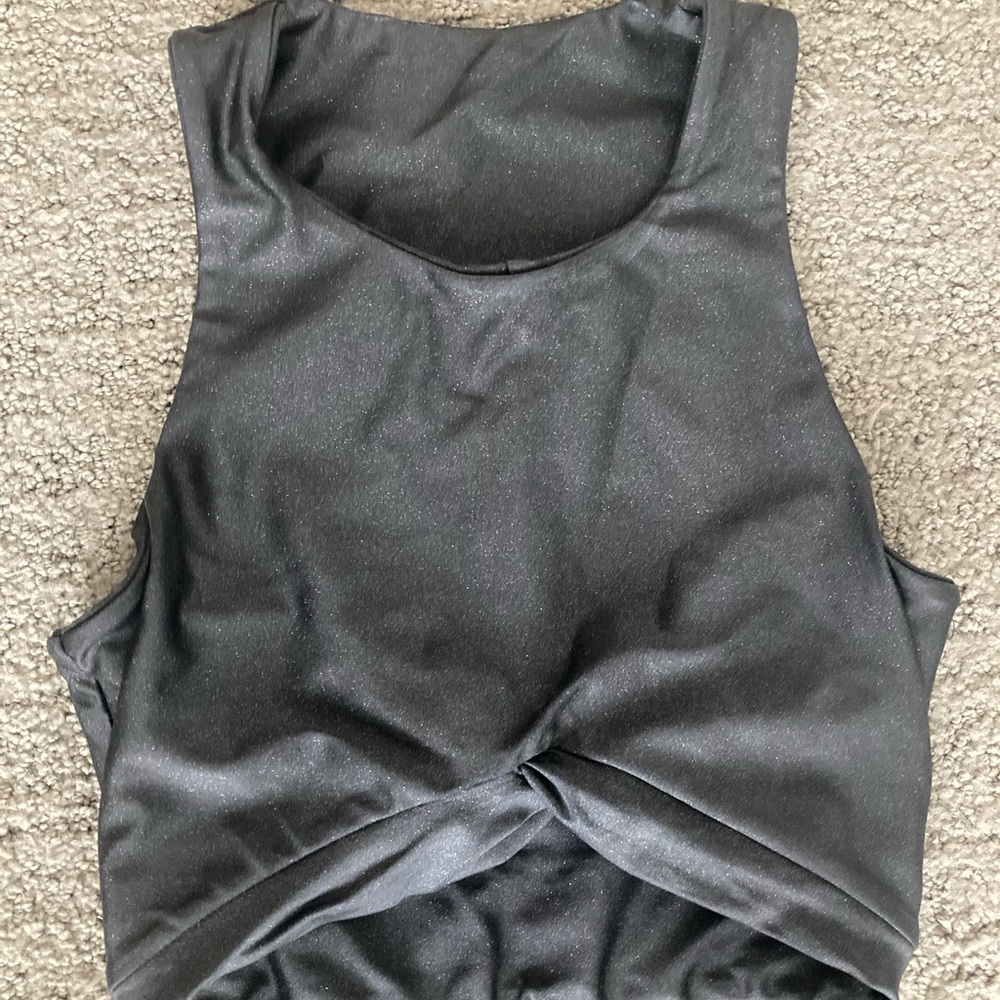 Beach Riot size small knot glitter TOP. See listing details for full.